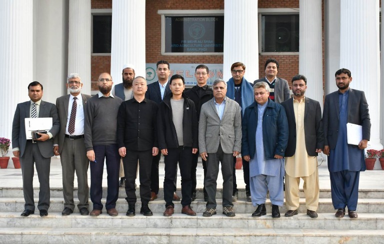 Chinese Delegation Visited PMAS-AAUR
