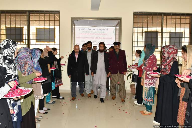Inauguration Ceremony of Arid Literacy School Library 