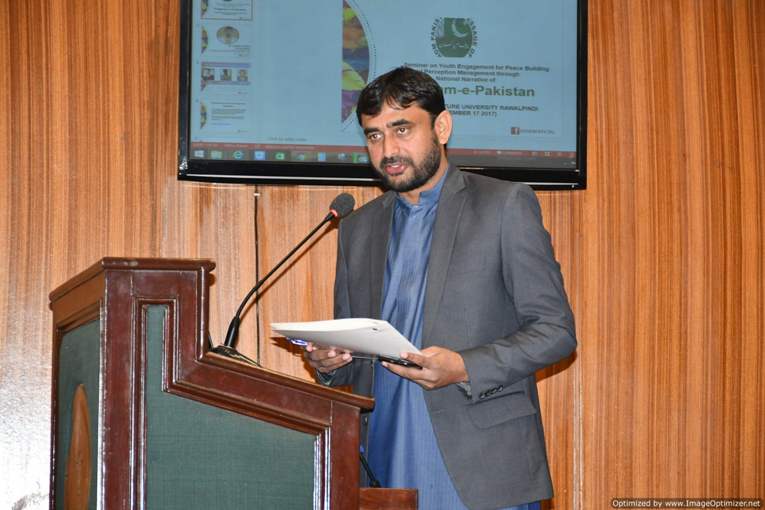 Seminar on Role of youth for peace building in Pakistan 