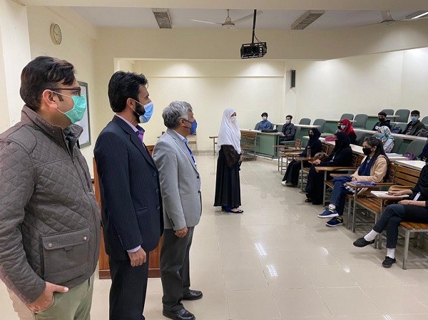Vice chancellor monitoring COVID -19 SOPs