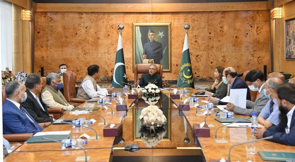Vice chancellor's meeting with President of Pakistan
