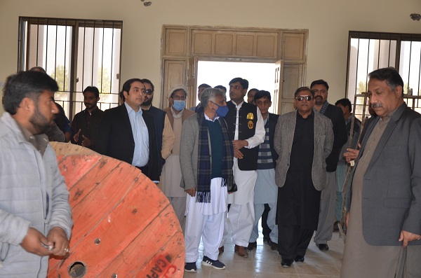 Worthy Vice-Chancellor along with Deputy Secretary Planning visited Attock Campus Site